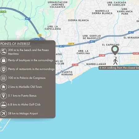 Vacation I The Sunrise Golden Mile Flat, Next To Convention Center, Recently Refurbished, Prime Location, 300m To The * Marbella